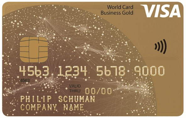 world card business gold