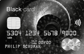 zwarte mastercard