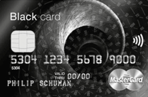 zwarte mastercard